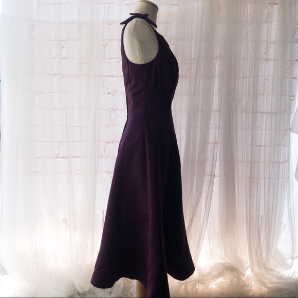 ALFRED ANGELO Purple Satin Women's Dress Size 8 - Picture 3 of 12